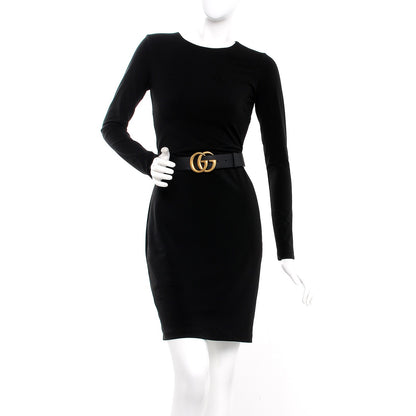 Gucci Calfskin Double G 40mm Belt 85 34 Black 2 of 8