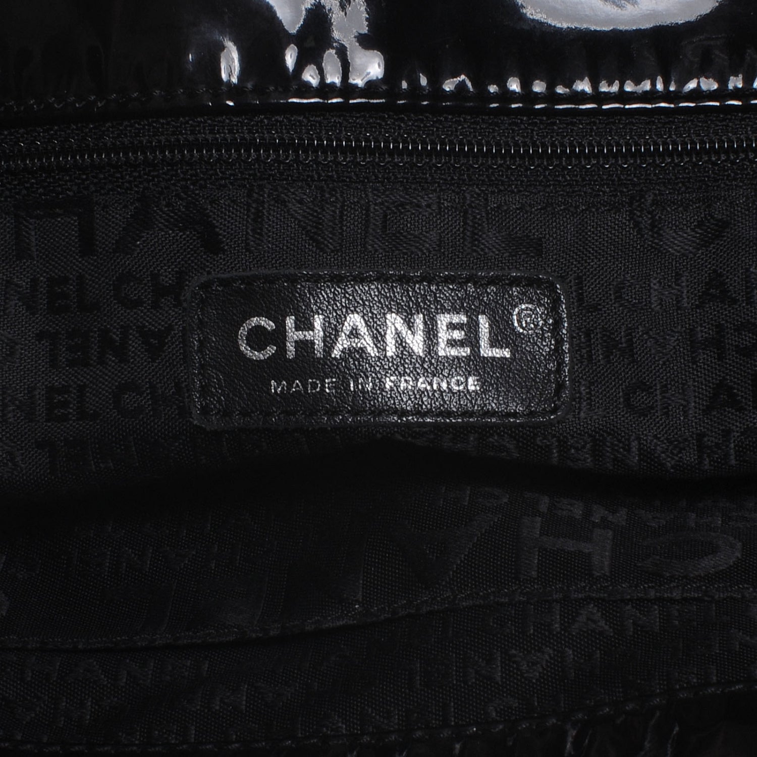 Chanel Vinyl XL Coco Cabas Black 6 of 7