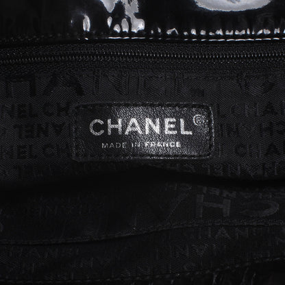 Chanel Vinyl XL Coco Cabas Black 6 of 7