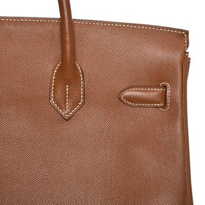 Hermes Courchevel HAC Birkin 32 Gold 27 of 37