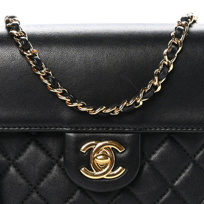 Chanel Lambskin Quilted CC Unchained Crossbody Black 9 of 13