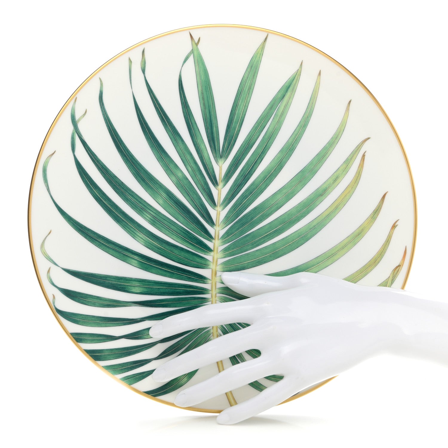 Hermes Porcelain Passifolia Dinner Plate N°2 2 of 6