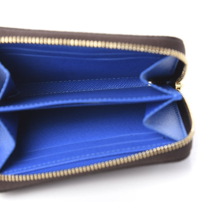 Louis Vuitton Damier Ebene 2019 Christmas Animation Zippy Coin Purse Blue 5 of 7
