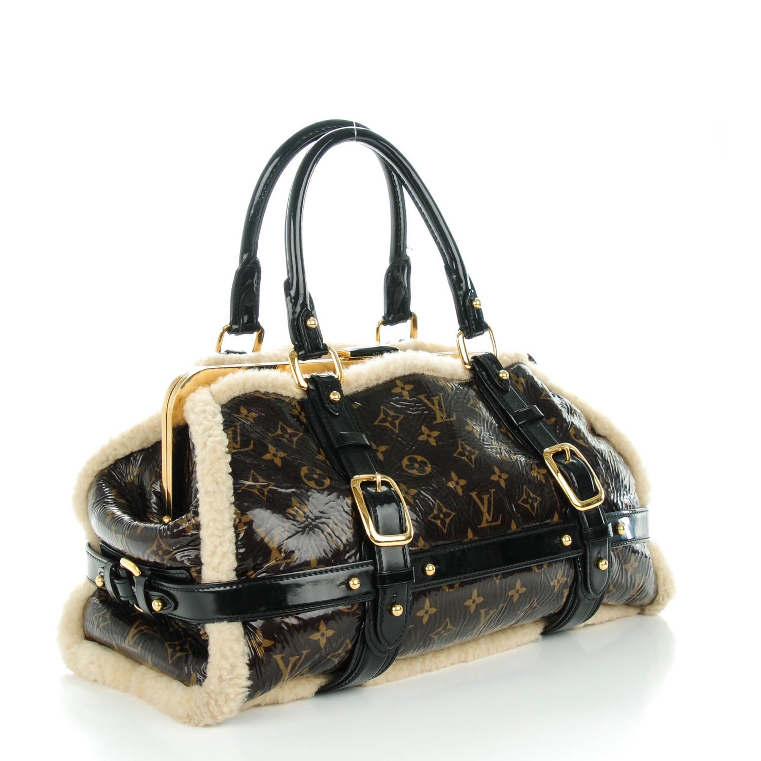 Louis Vuitton Monogram Shearling Sac Storm 3 of 7