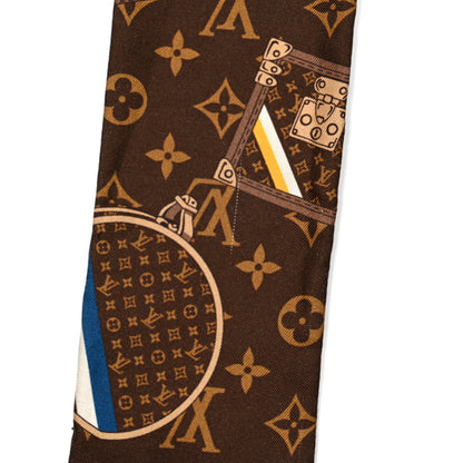 Louis Vuitton Silk Monogram Trunks Bandeau 3 of 7
