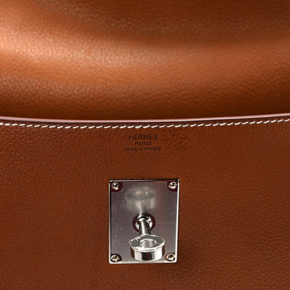 Hermes Barenia Faubourg Kelly Messenger PM Fauve 6 of 15