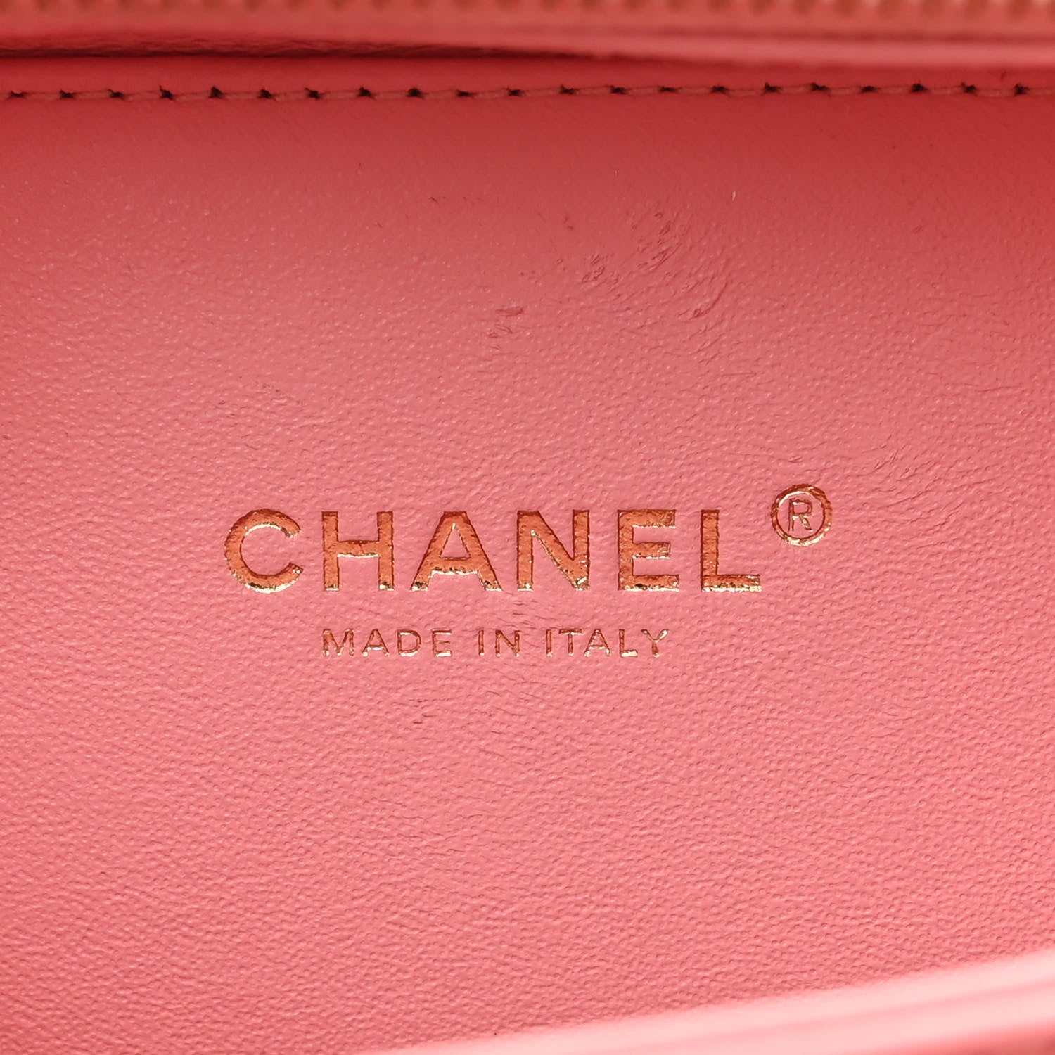 Chanel Caviar Quilted Small CC Filigree Vanity Case Pink 6 of 12