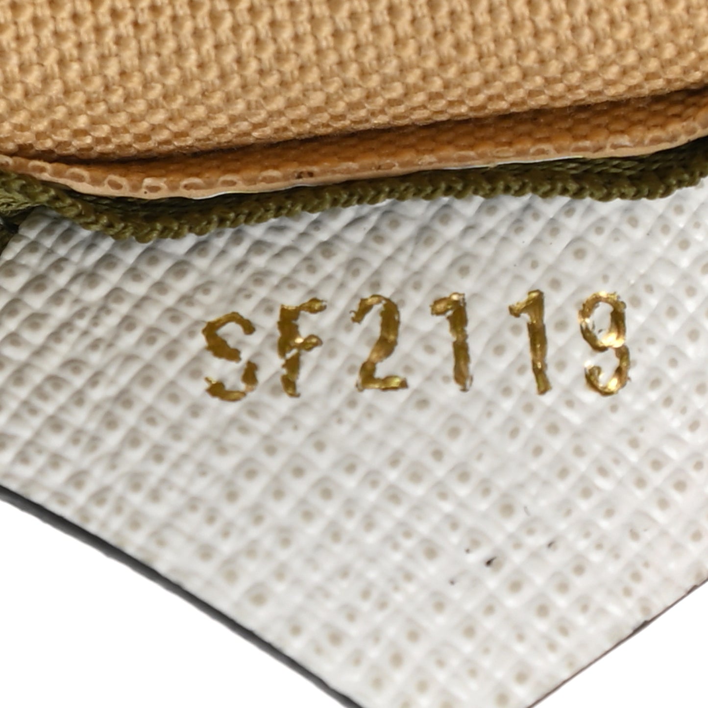 Monogram Giant Micro Pochette Accessories Kaki White