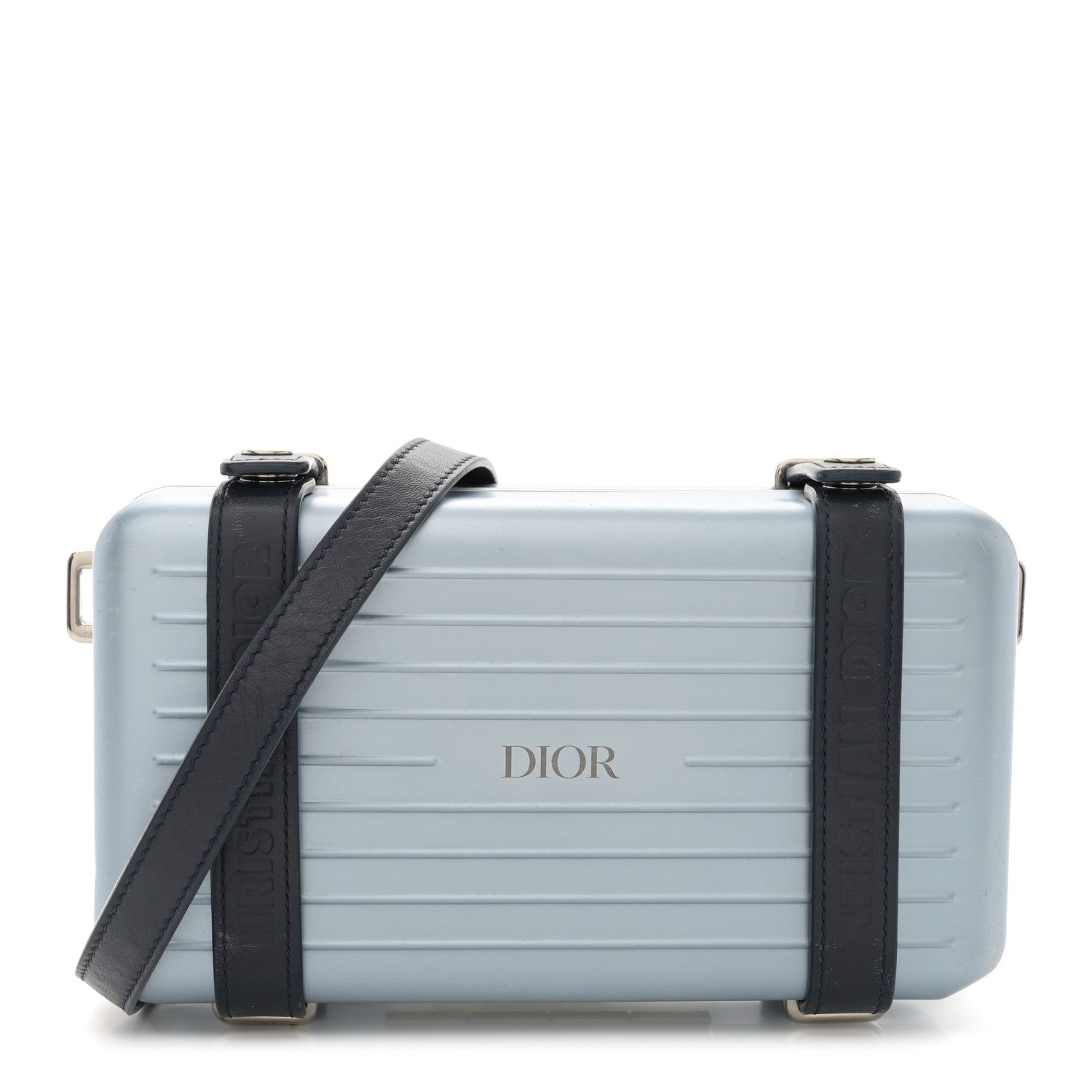Christian Dior X RIMOWA Aluminum Personal Clutch On Strap Bleu 1 of 14