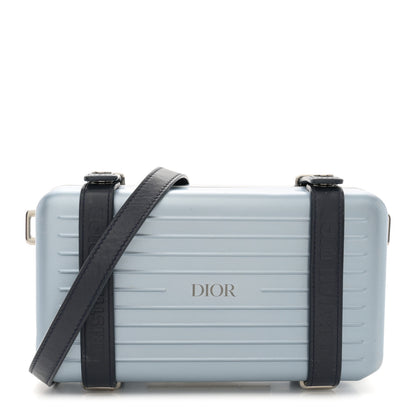 Christian Dior X RIMOWA Aluminum Personal Clutch On Strap Bleu 1 of 14