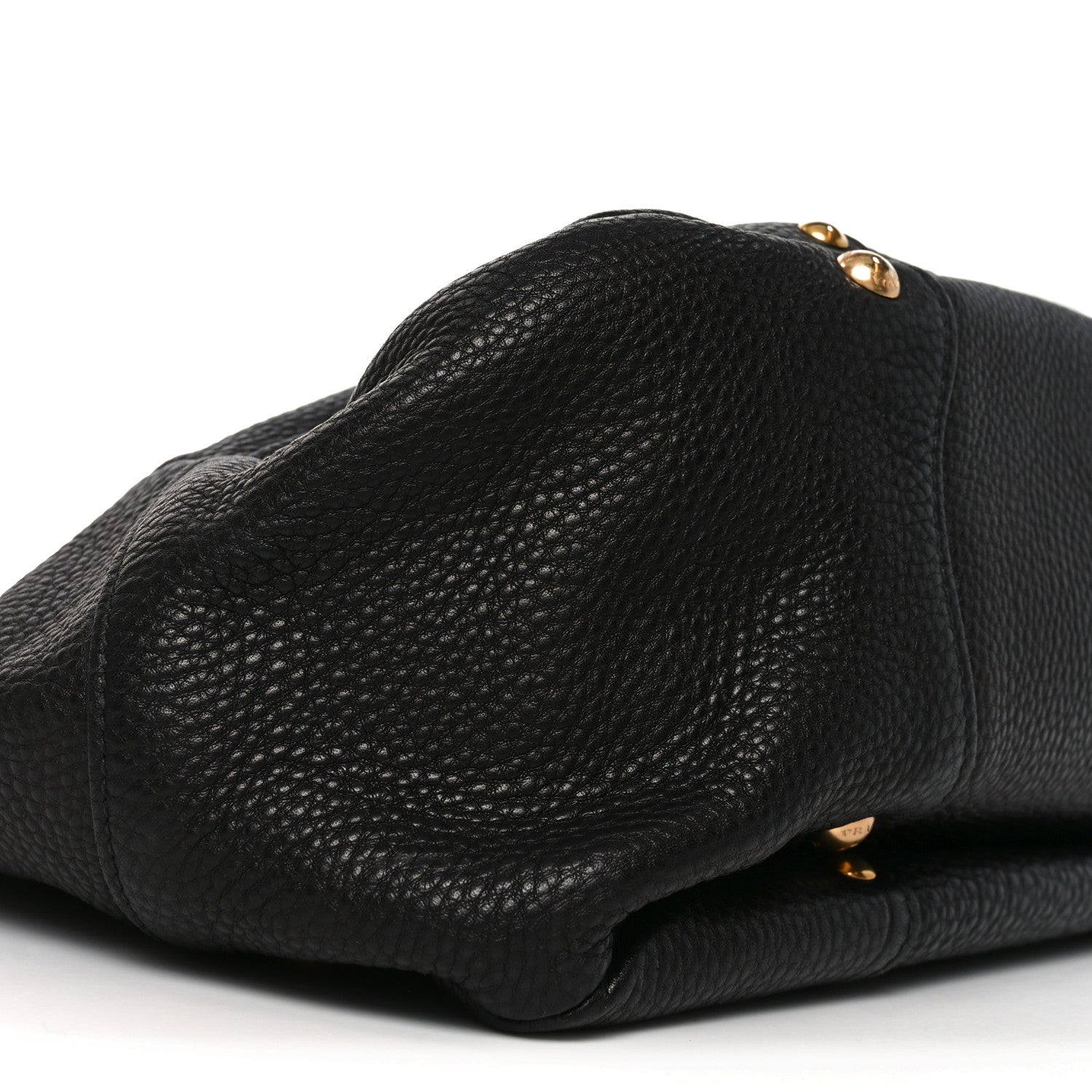 Prada Vitello Daino Pushlock Tote Black 15 of 17