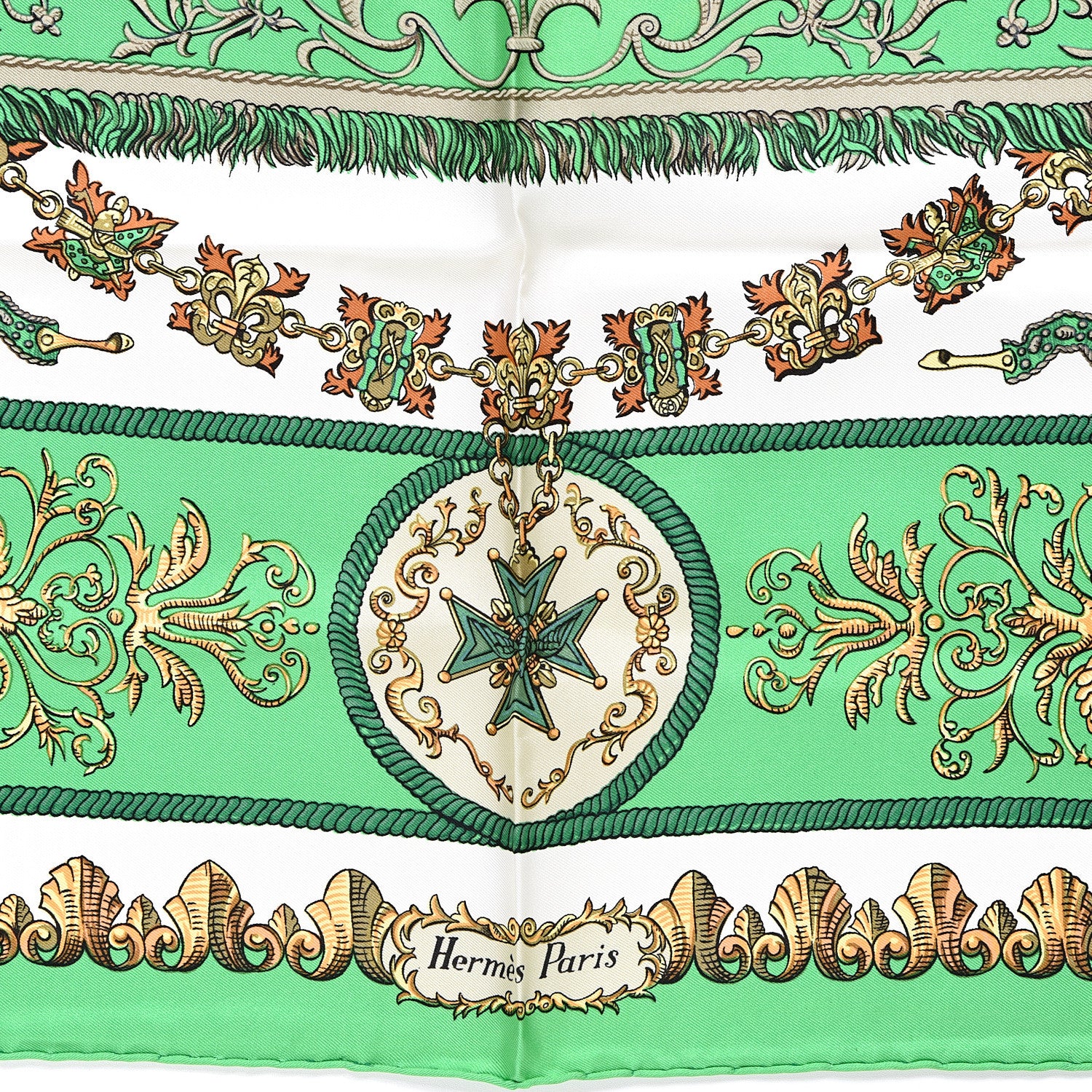 Hermes Silk Ludovicus Magnus Scarf 90 4 of 6