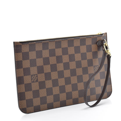 Louis Vuitton Damier Ebene Neverfull MM GM Pochette 3 of 8