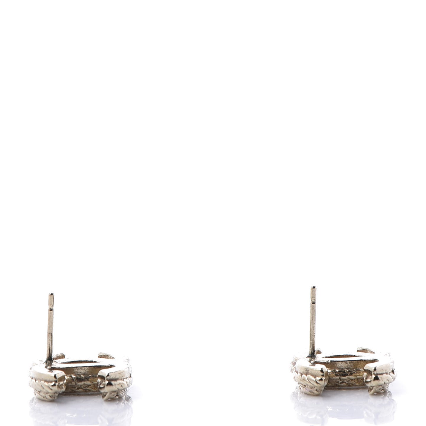 Braided CC Earrings Gold
