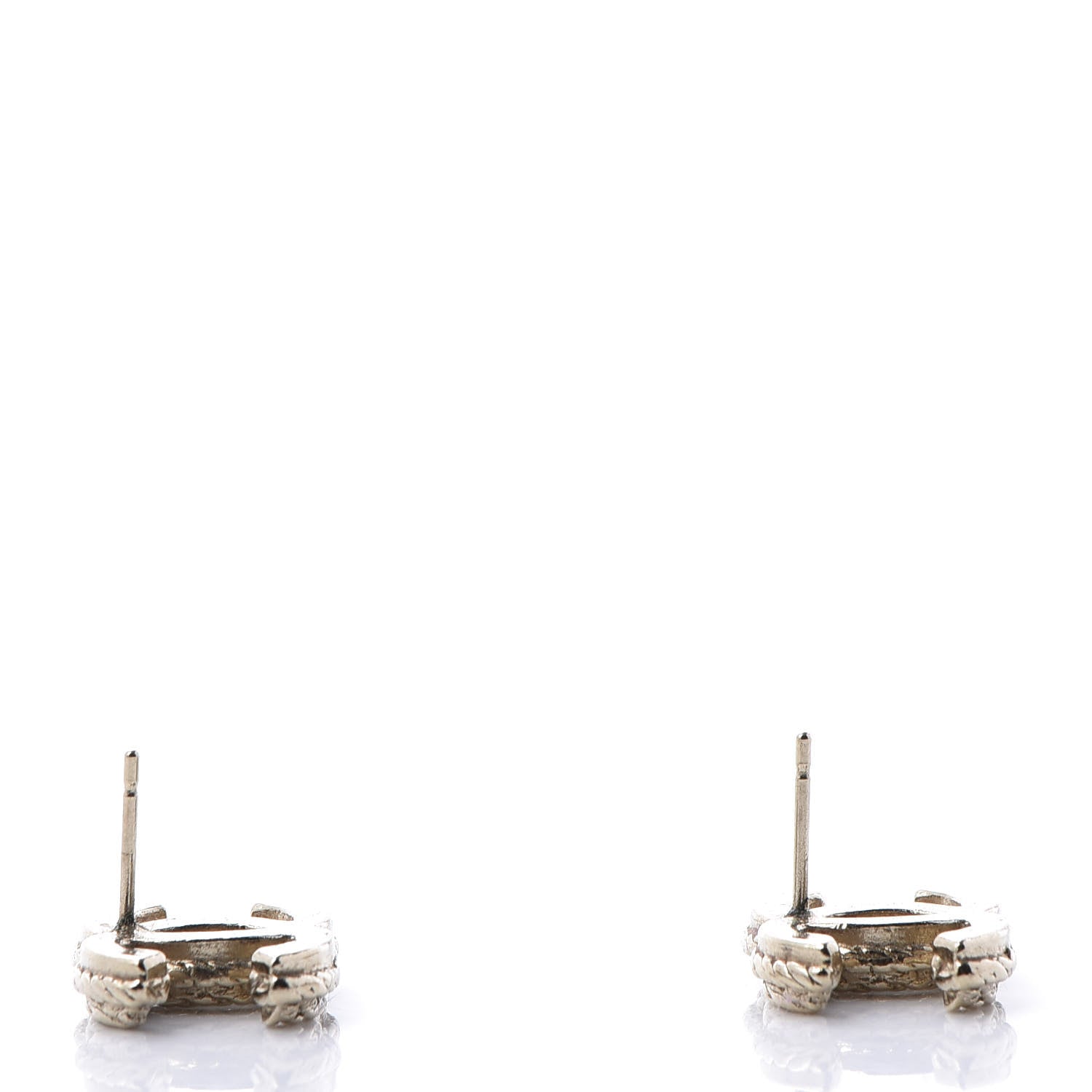 Chanel Braided CC Earrings Gold 3 of 3