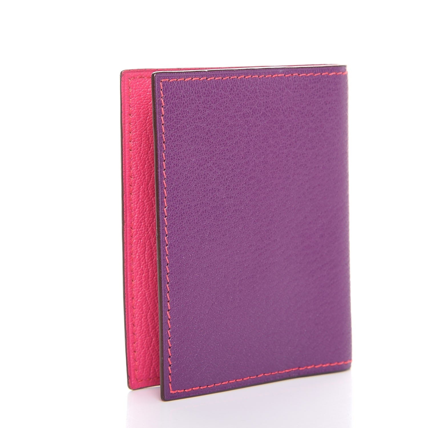 Hermes Chevre Mysore Mini Vision Agenda Cover Violet Rose Tyrien 3 of 7