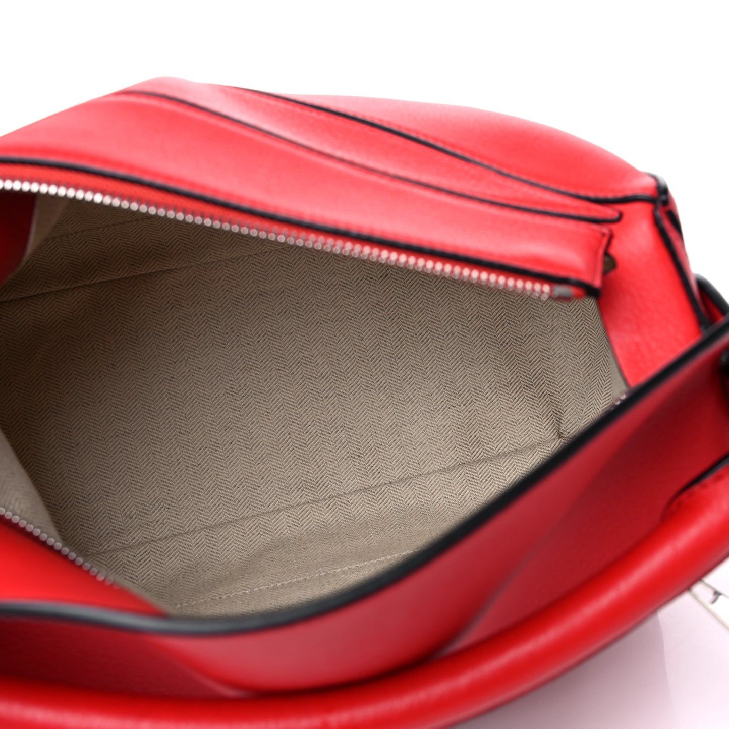 Calfskin Medium Puzzle Bag Scarlet