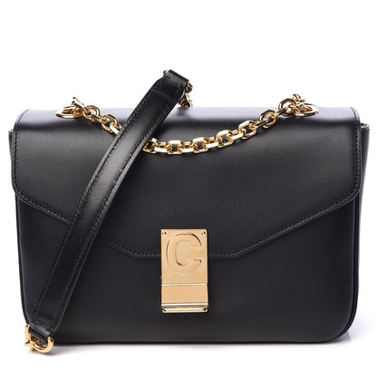 Celine Shiny Calfskin Medium C Bag Black 1 of 9
