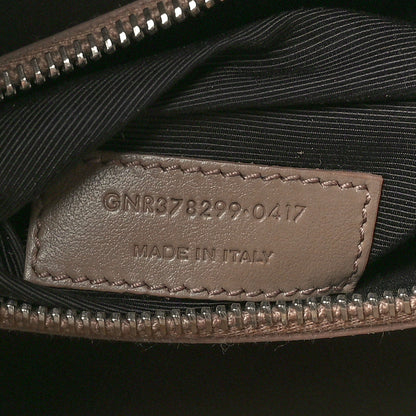 Saint Laurent Grained Calfskin Topstitch Small Classic Sac De Jour Taupe 7 of 10