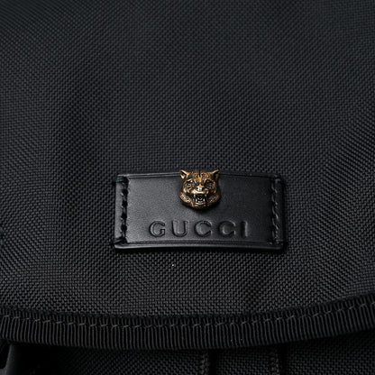 Gucci Techno Canvas Web Double Buckle Backpack Black 11 of 11