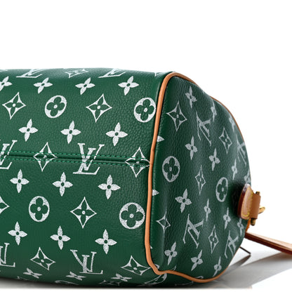 Louis Vuitton Calfskin Monogram Speedy P9 Bandouliere 25 Green 10 of 12