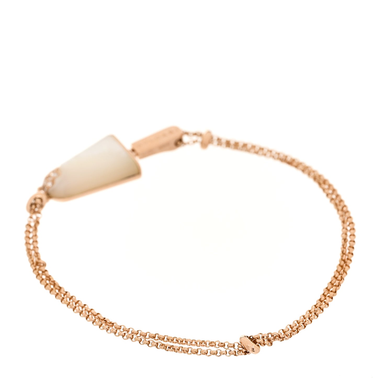 18K Rose Gold Mother of Pearl Diamond Gelati Bracelet SM
