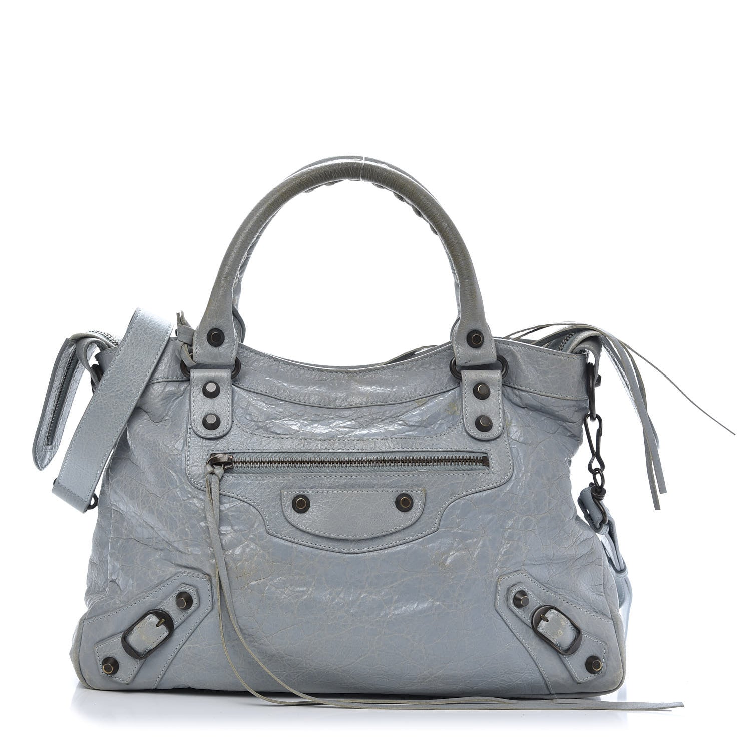 Balenciaga Agneau Classic Hardware Town Bleu Acier Ciel 3 of 14