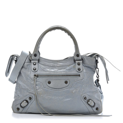 Balenciaga Agneau Classic Hardware Town Bleu Acier Ciel 3 of 14