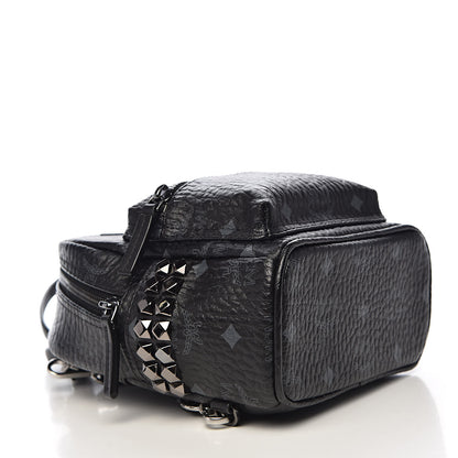 MCM Visetos Side Stud X-Mini Stark Bebe Boo Backpack Black 4 of 11