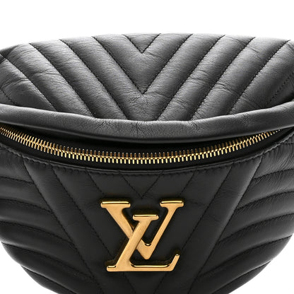 Louis Vuitton Calfskin Quilted New Wave Bumbag Black 8 of 11
