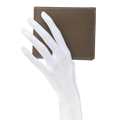 Hermes Epsom MC2 Compact Wallet Etoupe 2 of 13