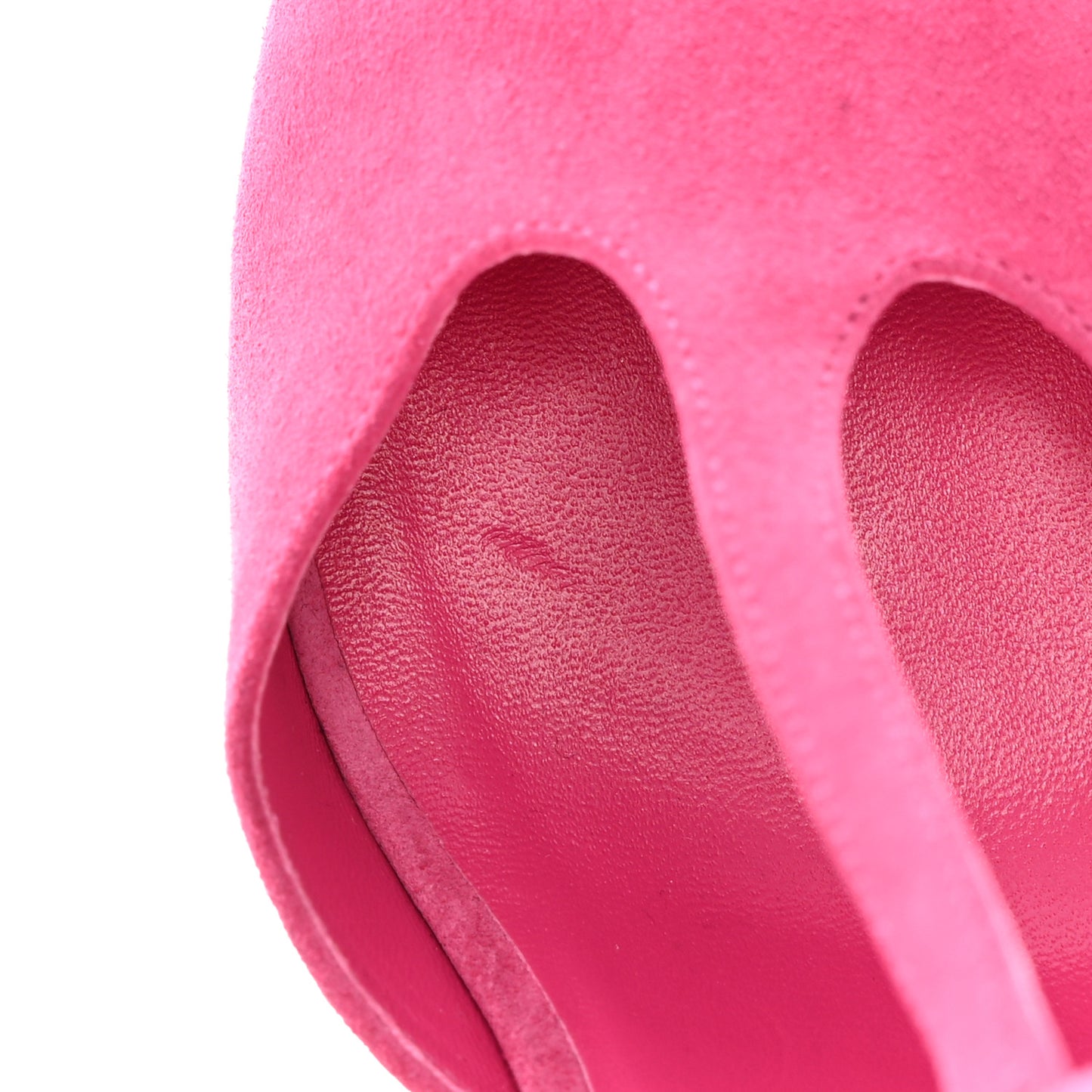 Suede Lambskin Cap Toe Crystal Slingback Pumps 40 Fuchsia Black