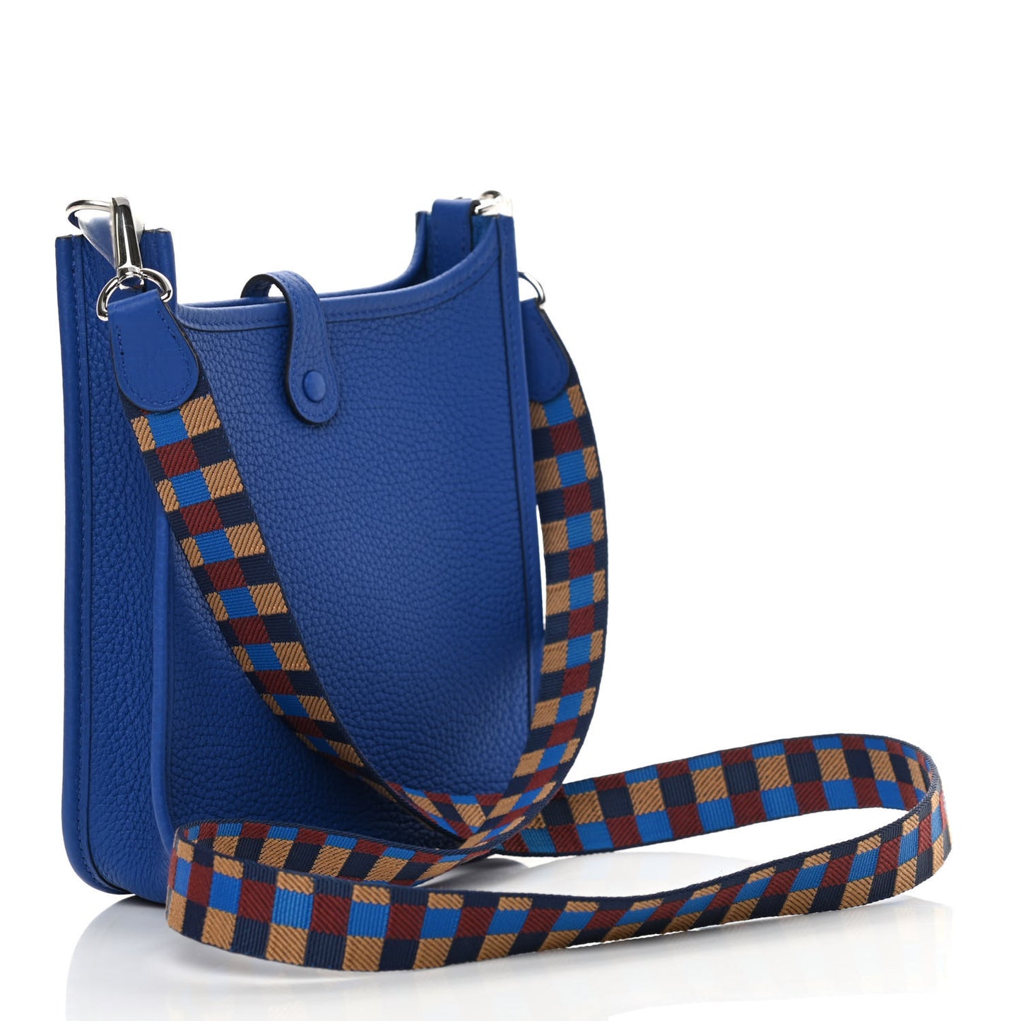 Taurillon Clemence Maxi Quadrille Evelyne TPM Royal Bleu Bleu Bill Biscuit Rouge H