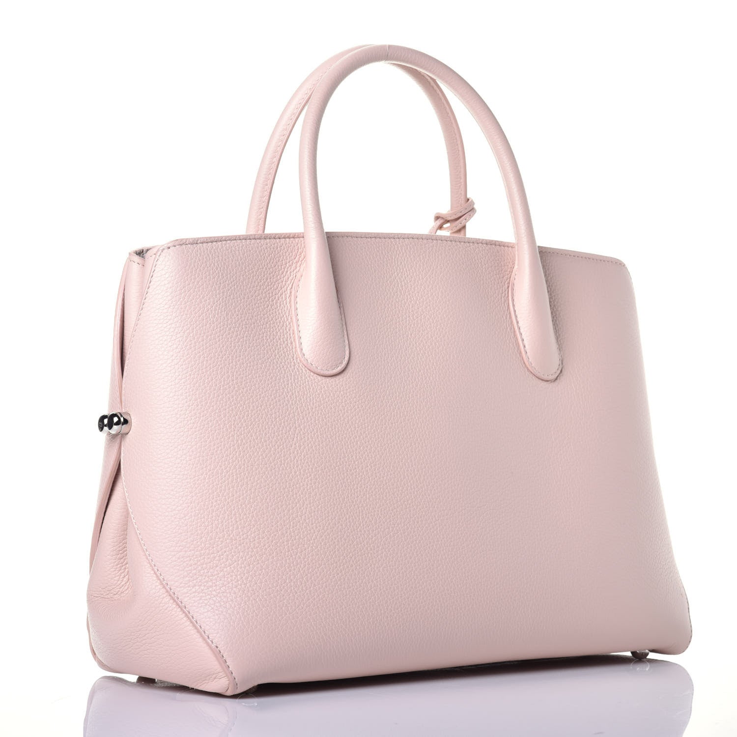 Christian Dior Grained Calfskin Medium Bar Tote Rose Poudre 3 of 8