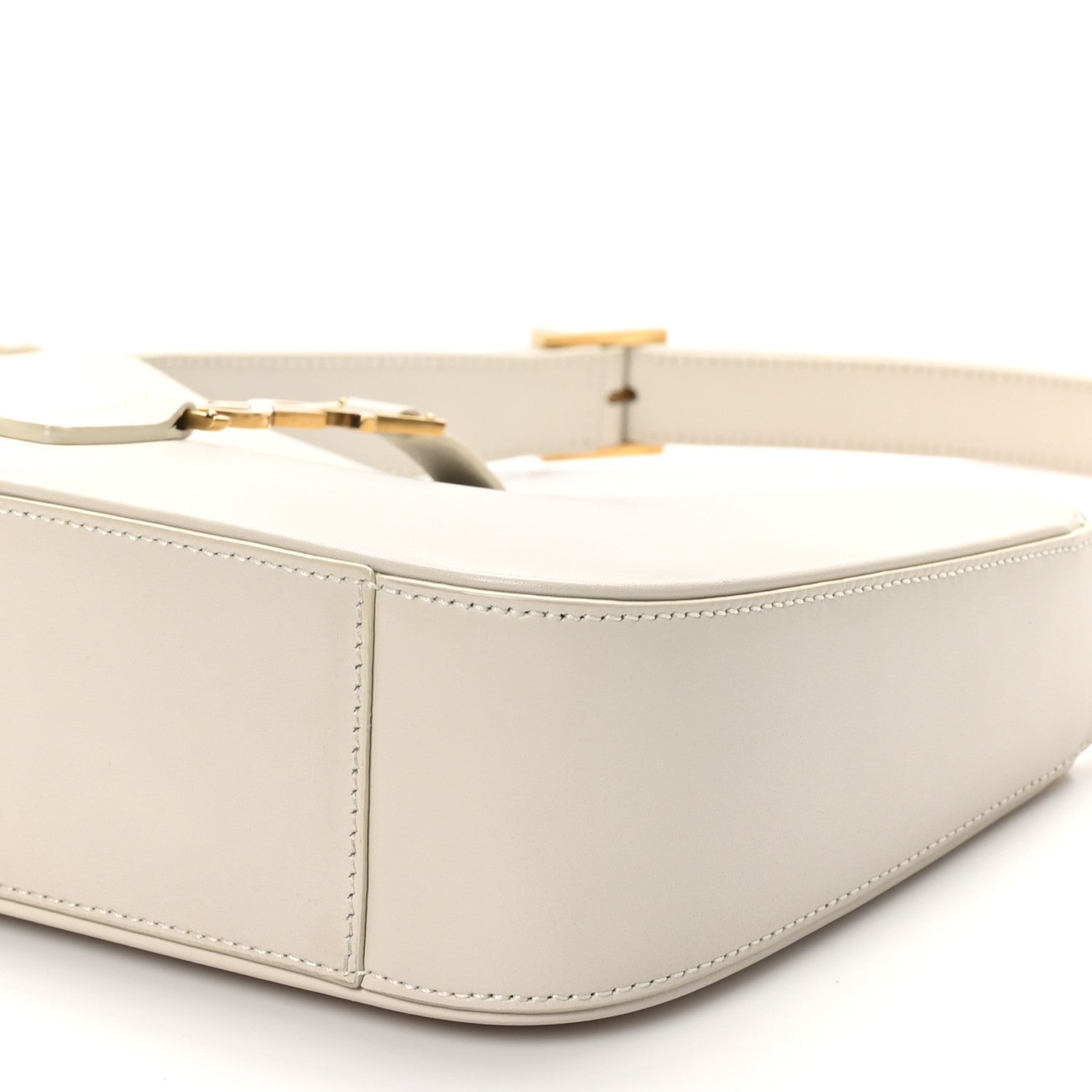Saint Laurent Smooth Calfskin Le 5 A 7 Hobo Crema Soft 9 of 10
