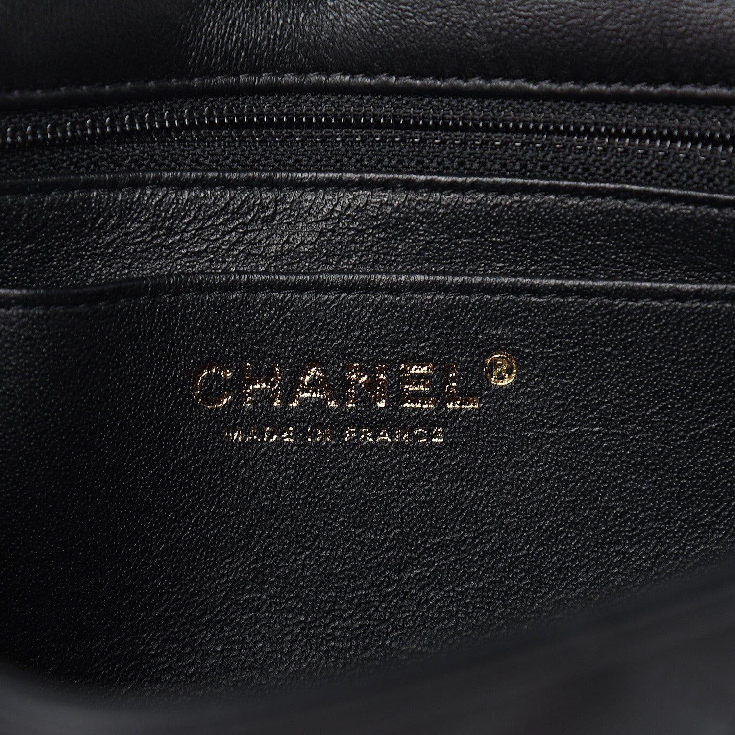 Chanel Lambskin Quilted Mini Rectangular Flap Black 5 of 10