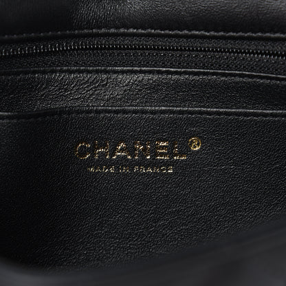 Chanel Lambskin Quilted Mini Rectangular Flap Black 5 of 10