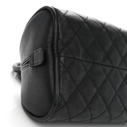 Chanel Calfskin Quilted Small Bowler Black 9 of 10