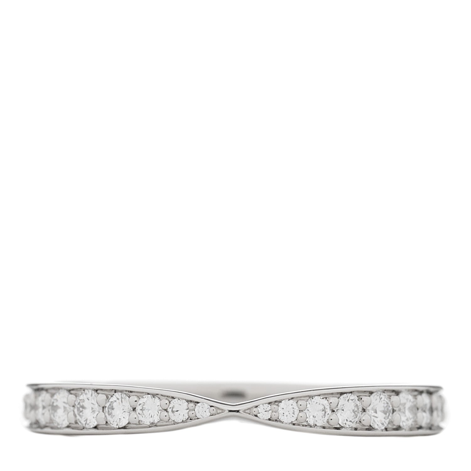 Tiffany Platinum Diamond Harmony Bead-set Band Ring 54 7 1 of 5