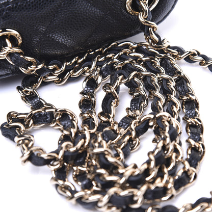 Chanel Caviar Quilted Phone Holder With Chain Black 23 of 23