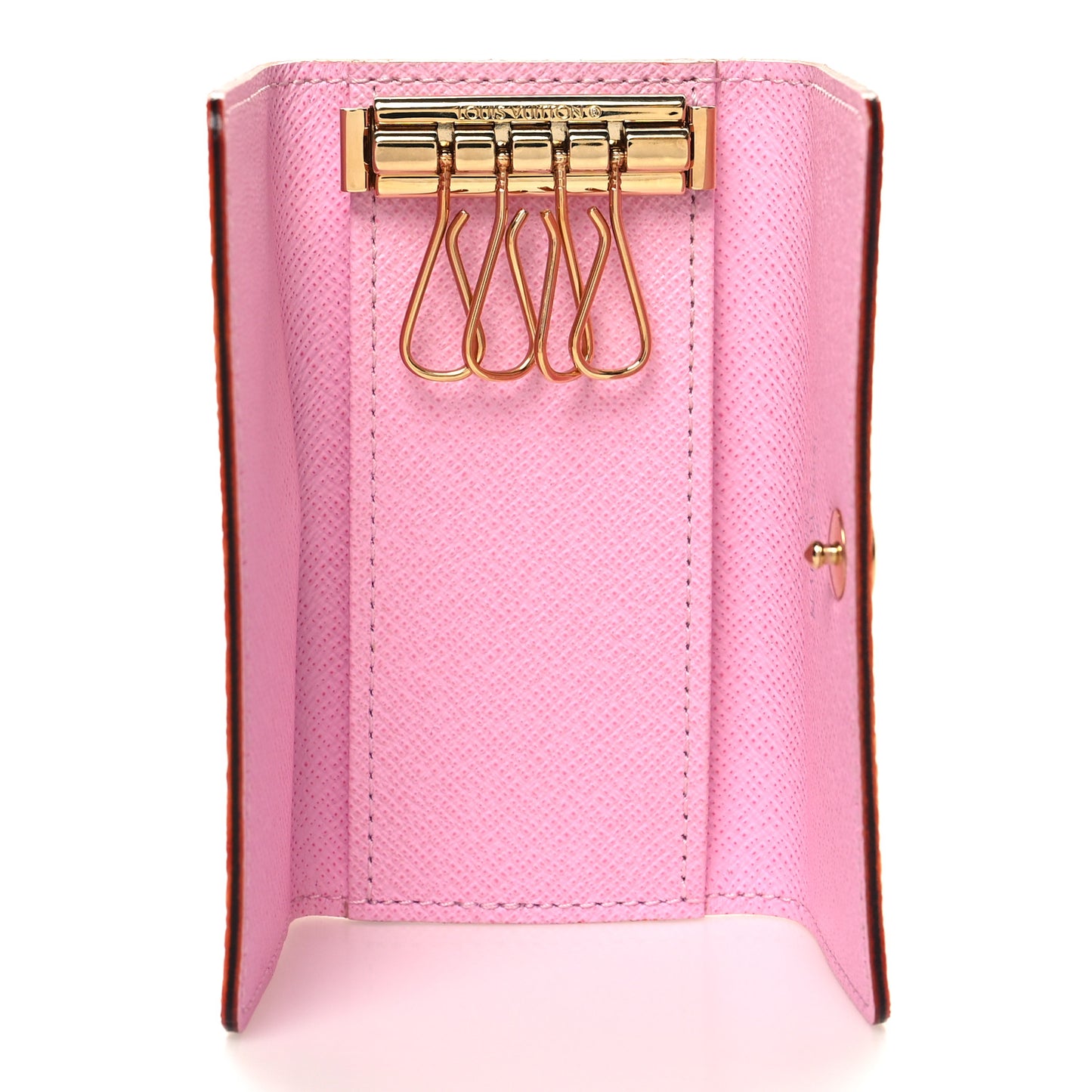 Monogram Multicolor Multicles 4 Key Holder White