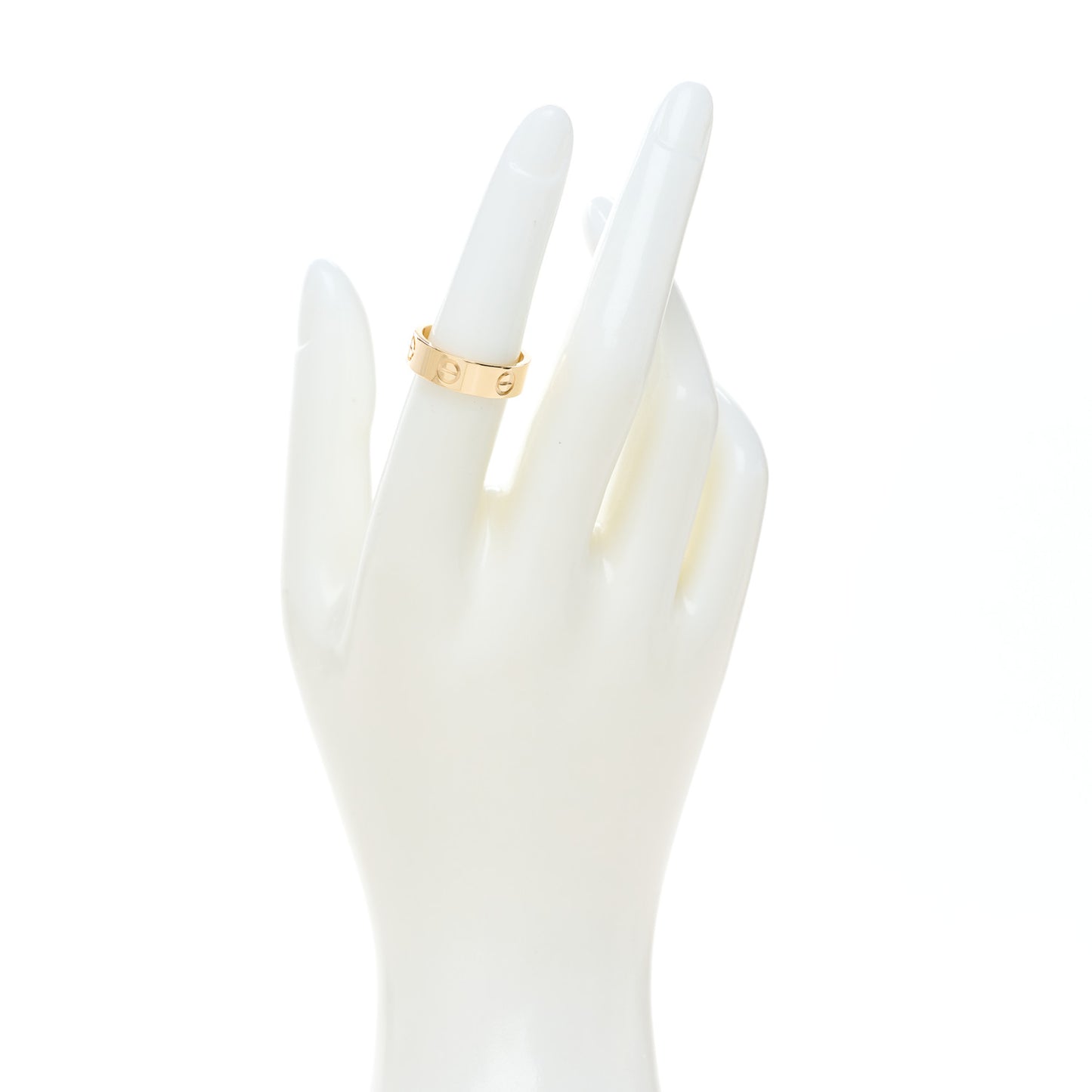 18K Yellow Gold 5.5mm LOVE Ring 52 6