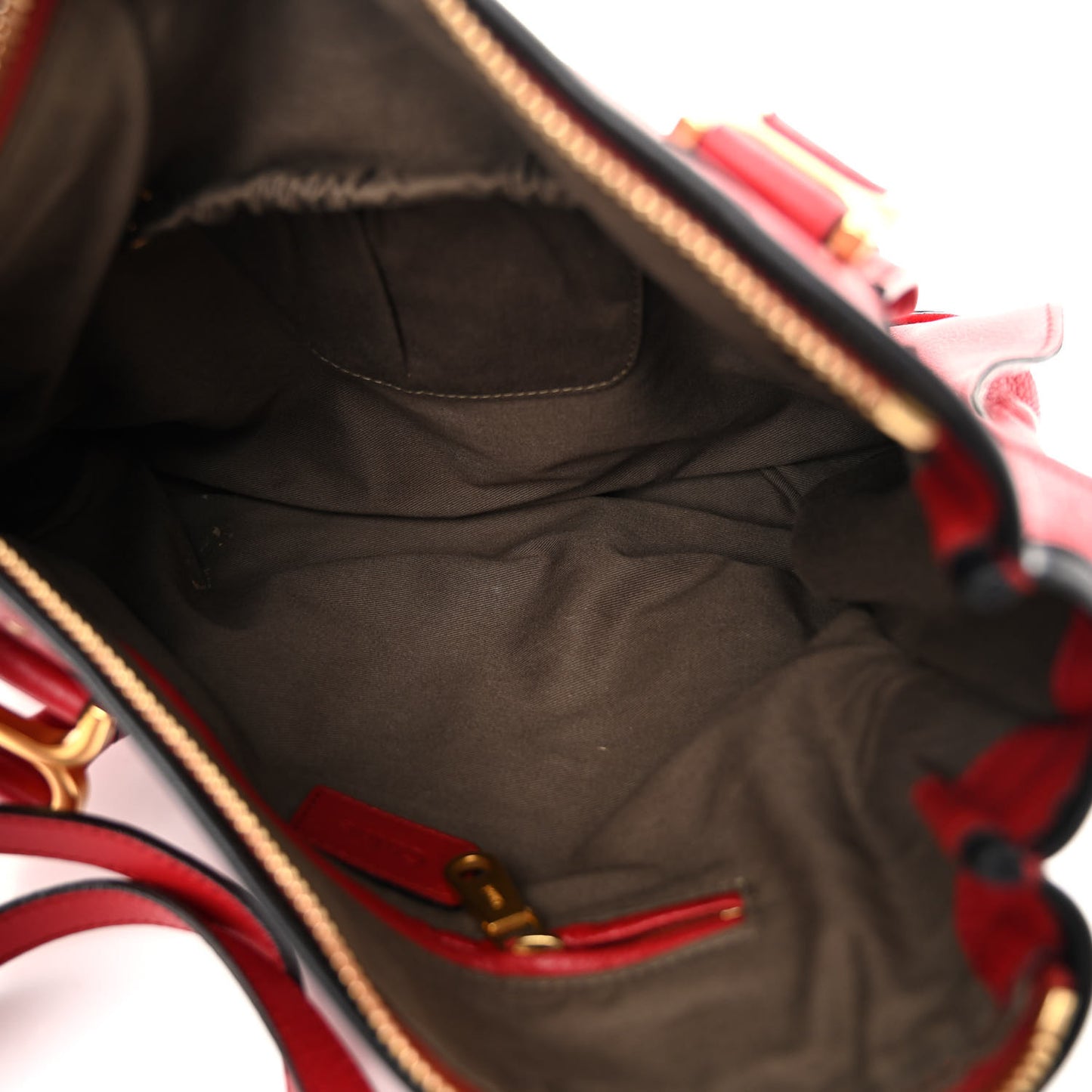 Calfskin Medium Marcie Satchel Red