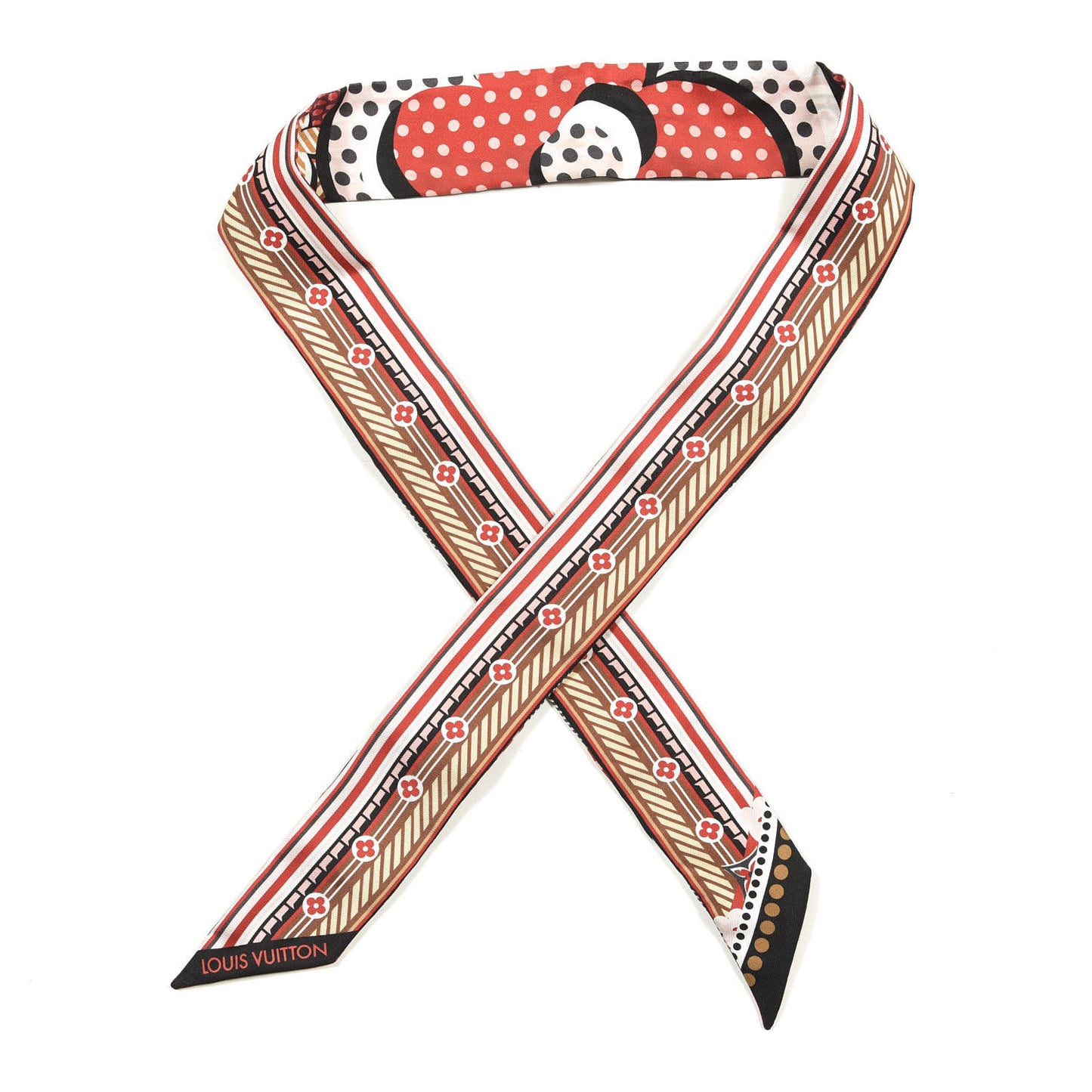 Silk Pop Monogram BB Bandeau Rouge