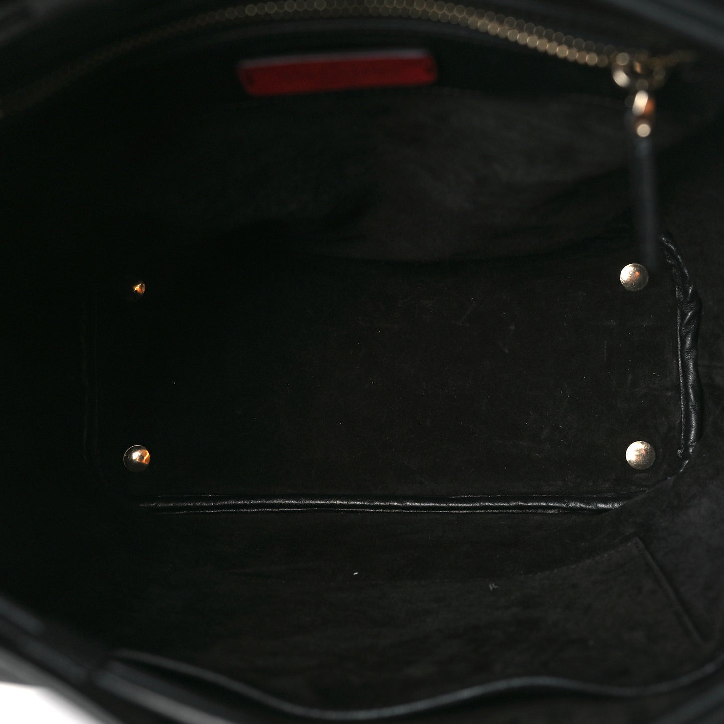 Vitello Rockstud Demilune Backpack Black