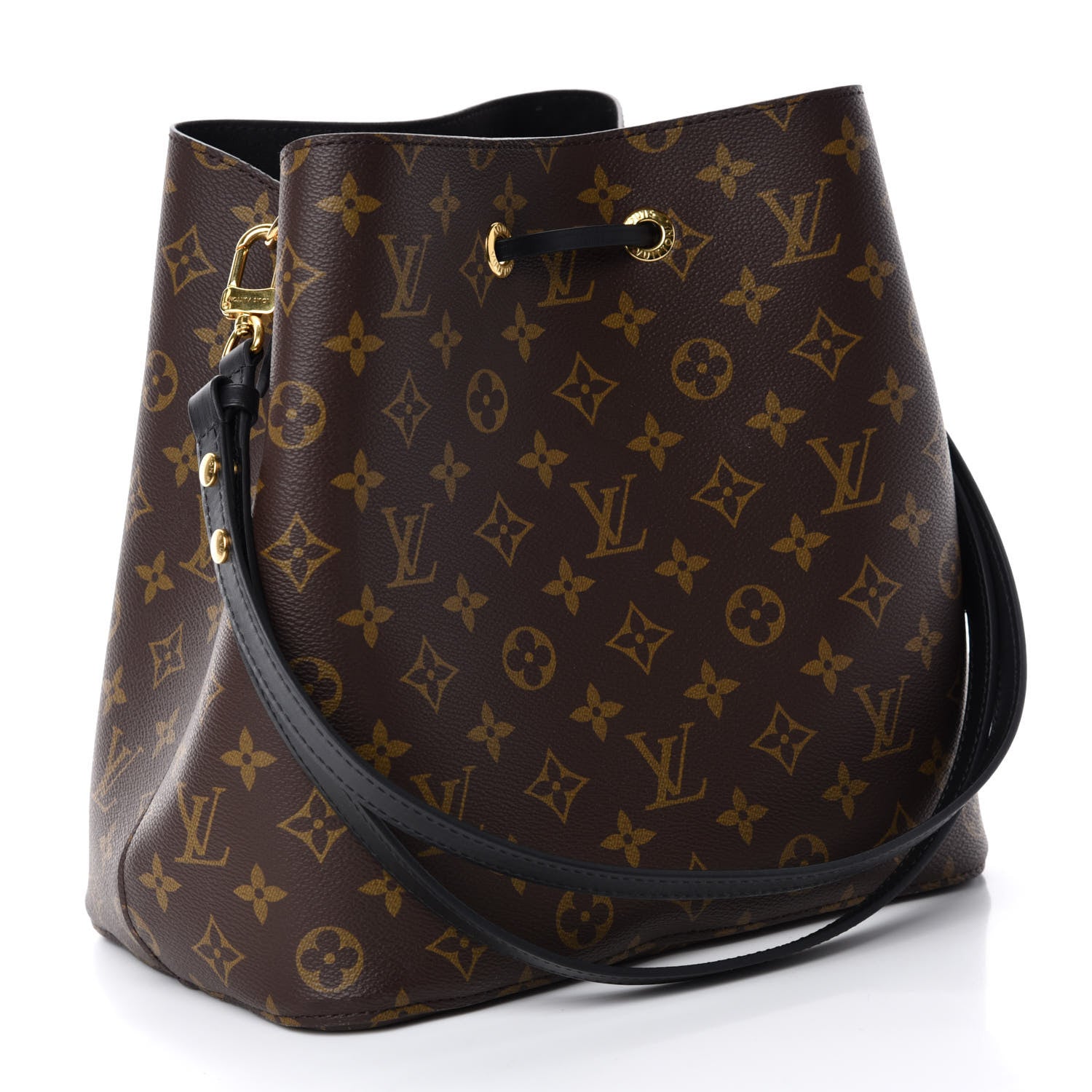 Louis Vuitton Monogram Neonoe MM Black 3 of 9
