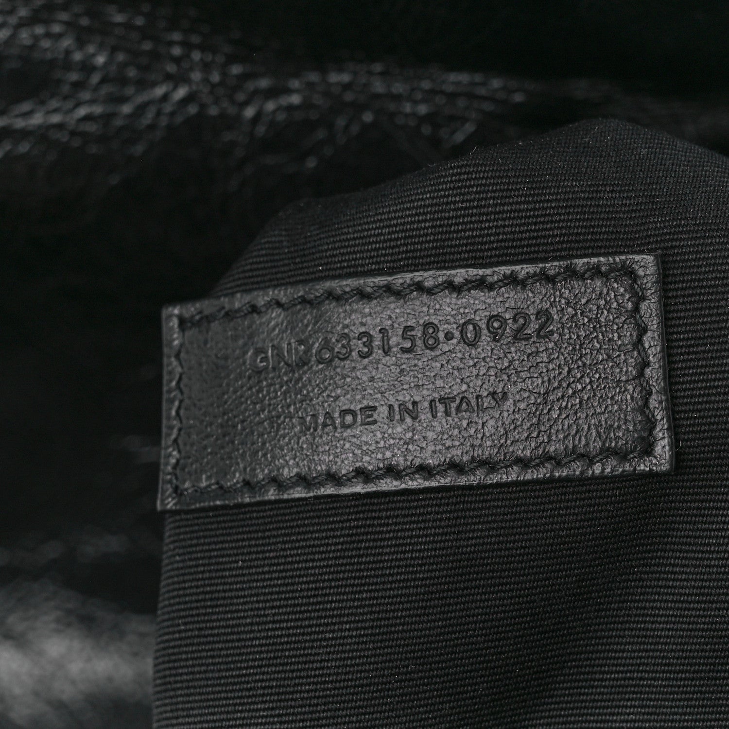 Saint Laurent Crinkled Calfskin Matelasse Monogram Medium Niki Chain Satchel Black 8 of 12