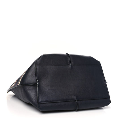 Chloe Smooth Calfskin Medium Vick Tote Full Blue 5 of 10