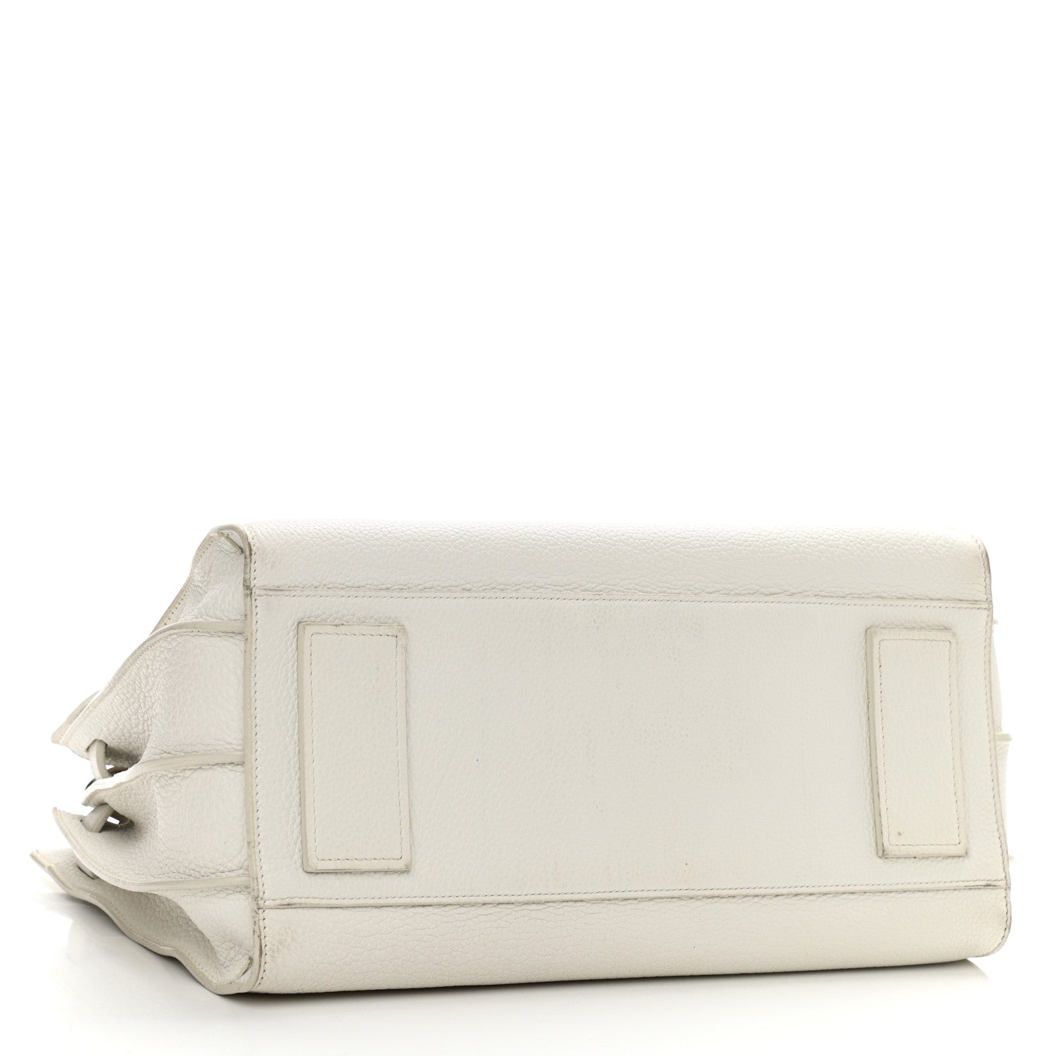 Saint Laurent Grained Calfskin Small Supple Sac De Jour White 3 of 9