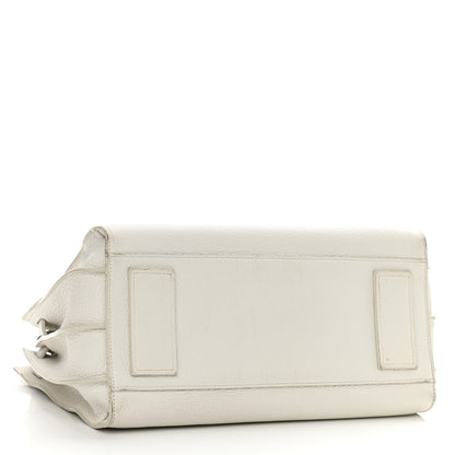Saint Laurent Grained Calfskin Small Supple Sac De Jour White 3 of 9